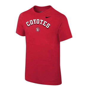 South Dakota Coyotes Nike Logo Kids' T-Shirt Large Red