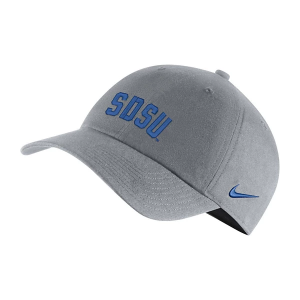 South Dakota State Jackrabbits Nike Campus Hat Kids' Adjustable Hat One Size Grey