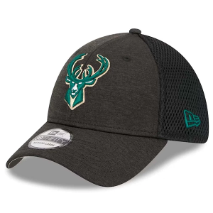 Toddler Kids' Milwaukee Bucks New Era Basic 39Thirty Hat Flexfit Hat One Size Green