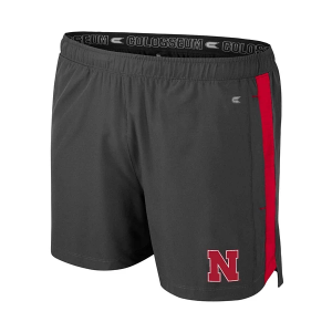 Nebraska Cornhuskers Colosseum Nebraska Langmore Kids' Shorts XLarge Charcoal/Red