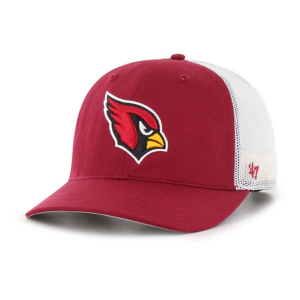 Kids' Arizona Cardinals 47 Brand Trucker Snapback Hat Red