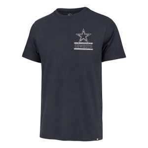 Dallas Cowboys 47 Brand Open Field T-Shirt Medium Navy