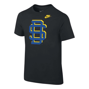 South Dakota State Jackrabbits Nike Mascot Kids' T-Shirt 4 Black