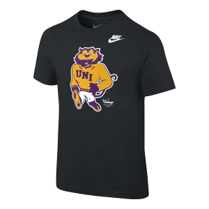Northern Iowa Panthers Nike Mascot Kids' T-Shirt 5 Black