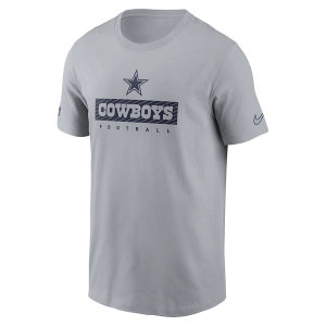Dallas Cowboys Nike 2024 Sideline Team Issue T-Shirt Large Grey Heather
