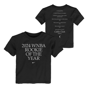 Nike Toddler Indiana Fever Caitlin Clark 2024 Rookie Of The Year T-Shirt