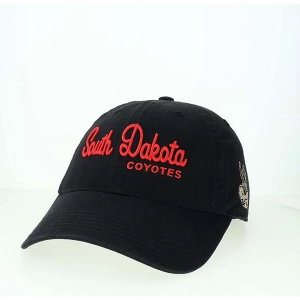 South Dakota Coyotes Legacy Athletic Signee Hat Kids' Adjustable Hat One Size Black