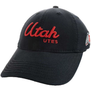 Utah Utes Legacy Athletic Signee Hat Kids' Adjustable Hat One Size Black