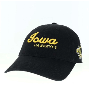 Iowa Hawkeyes Legacy Athletic Signee Hat Kids' Adjustable Hat One Size Black