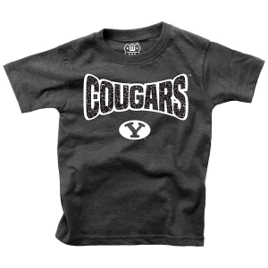 BYU Cougars Wes and Willy Team Basic Kids' T-Shirt XLarge Black