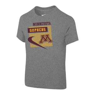 Minnesota Golden Gophers Nike Remix 2.0 Toddler T-Shirt 2T Dark Grey Heather