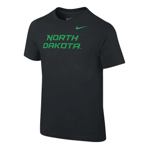 North Dakota Fighting Hawks Nike Mascot Kids' T-Shirt 5 Black