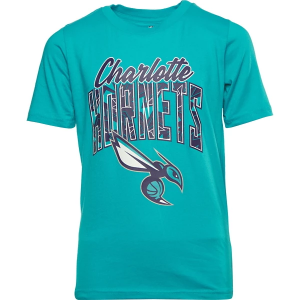 Kids' Charlotte Hornets Tri Ball Genuine Stuff T-Shirt Medium Teal