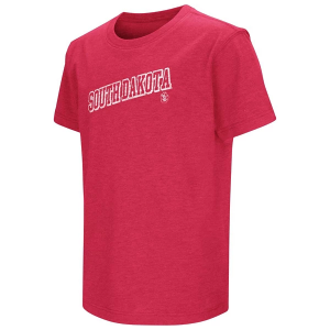 South Dakota Coyotes Colosseum Tiberius 2 Kids' T-Shirt Medium Red