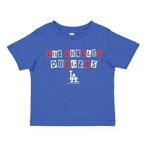 Baby Los Angeles Dodgers Blocks T-Shirt 6 mo. Royal