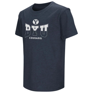 BYU Cougars Colosseum Tiberius Kids' T-Shirt Large Navy