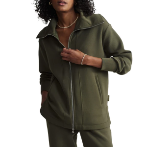 Women's Varley Raleigh Full Zip Large Olive Night