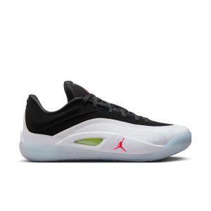 Adult Jordan Zion 4 Basketball Shoes M10/W11.5 Regular White/Bright Crimson/Black/Volt