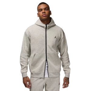 Men's Jordan Sport Hoop Fleece Full Zip Hoodie Medium Grey Heather/Black