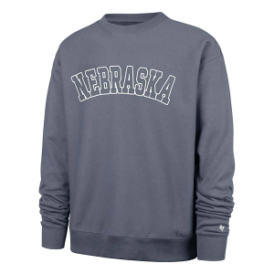 Nebraska Cornhuskers 47 Brand Crew 2XLarge Basalt