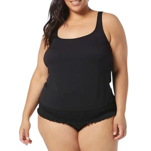 Women's Beach House Brandy Sport Swim Tankini Plus 20W Black