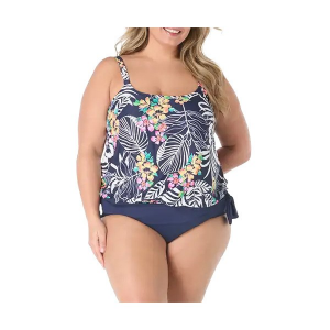 Women's Beach House Sarah Blouson Swim Tankini Plus 24W Admiral