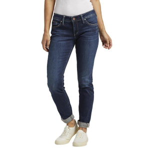 Silver Jeans Co. Women's Silver Jeans Co. Classic Ankle Slim Fit Boyfriend Jeans Indigo 402 24 29 - $41.99 at SCHEELS