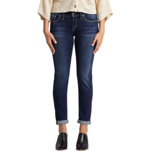 Women's Silver Jeans Co. Classic Slim Fit Boyfriend Jeans Indigo365 26 29