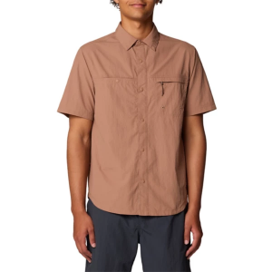 Men's Mountain Hardwear Stryder Button Up Shirt Large New Clay
