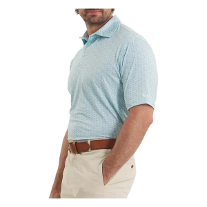 Men's Southern Marsh Flyline Performance After the Boil Polo 2XLarge Antigua Blue