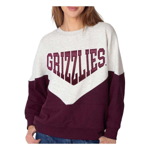 Montana Grizzlies Chicka-D Women's Crew Small Maroon