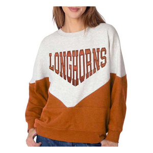 Texas Longhorns Chicka-D Women's Crew Small Orange