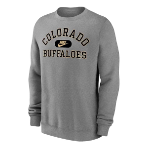 Colorado Buffaloes Nike Crew Medium Heather Grey