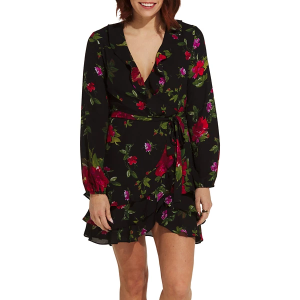 Women's DRESS FORUM Sweet Talk Wrap Dress Small Midnight