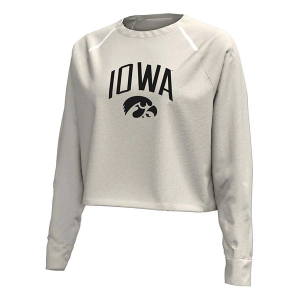 Iowa Hawkeyes Under Armour Women's Crew Medium Stone