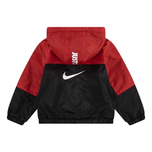 Boys' Nike Fleece-Lined Woven Rain Jacket Toddler 4T University Red