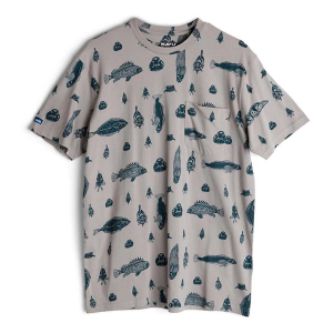 Men's KAVU Post Alley T-Shirt Medium Fish The Line