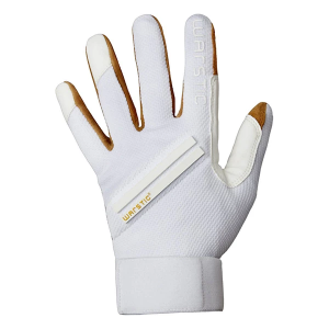 Boys' Warstic Workman3 Baseball Batting Gloves White Medium