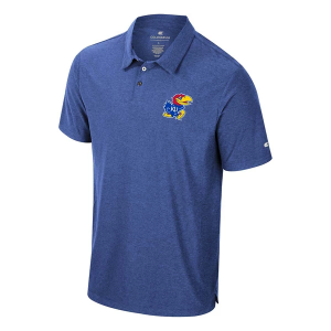 Kansas Jayhawks Colosseum Revolution Polo 2XLarge Royal