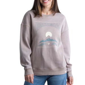Women's LIV Outdoor Gabriella Graphic Oversized Crew Neck Sweatshirt XSmall Canyon Sun