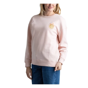 Women's LIV Outdoor Gabriella Graphic Oversized Crew Neck Sweatshirt XSmall Dogwood