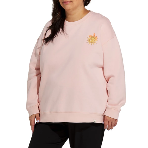 Women's LIV Outdoor Gabriella Graphic Oversized Crew Neck Sweatshirt 2X Dogwood