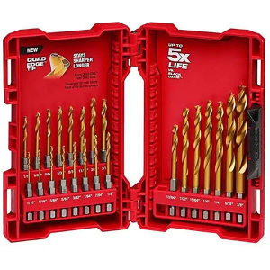 Milwaukee SHOCKWAVE Impact Duty Titanium Drill Bit 23 pc Set