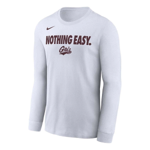 Montana Grizzlies Nike Nothing Easy T-Shirt Large White