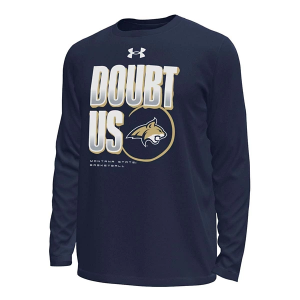 Montana State Bobcats Under Armour Doubt Us T-Shirt XLarge Navy