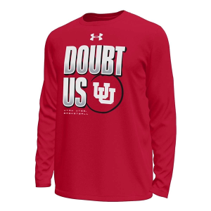 Utah Utes Under Armour Doubt Us T-Shirt Medium Red