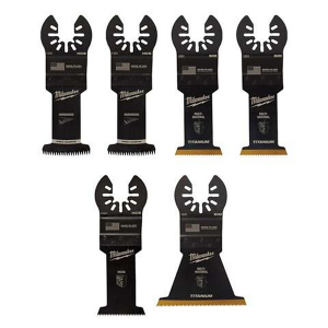 Milwaukee Universal Fit Open-Lok Oscillating Blade 6 pc Set