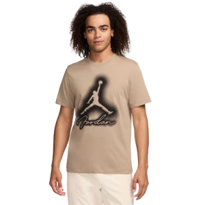 Men's Jordan Flight MVP Jumpman Stencil T-Shirt Small Desert Camo/Black/Black