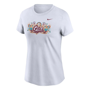 Montana Grizzlies Nike Women's N7 24 Art T-Shirt Medium White