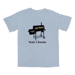 Men's Middle Class Fancy Yeah I Smoke T-Shirt Medium Blue